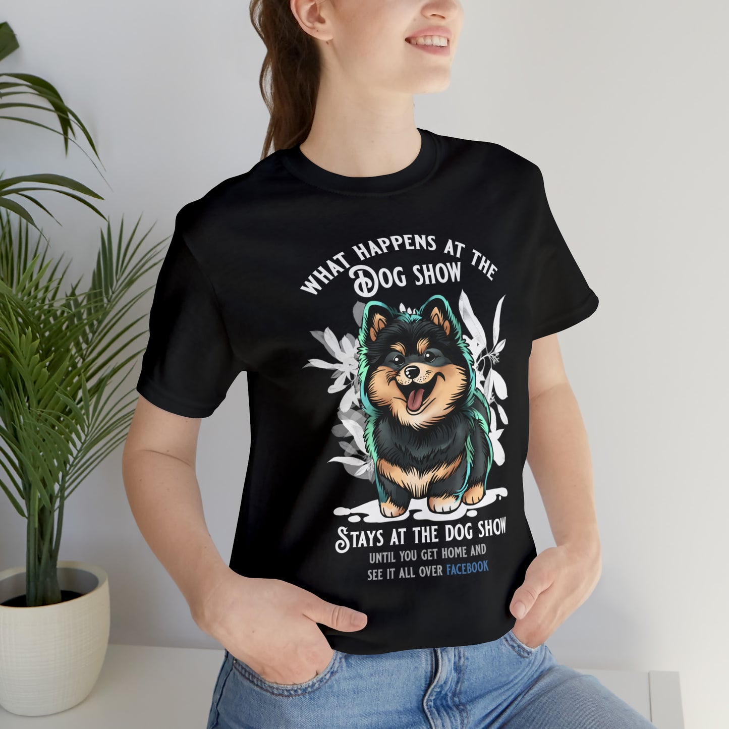 Finnish Lapphund - Stays at the Dog Show - T-Shirt