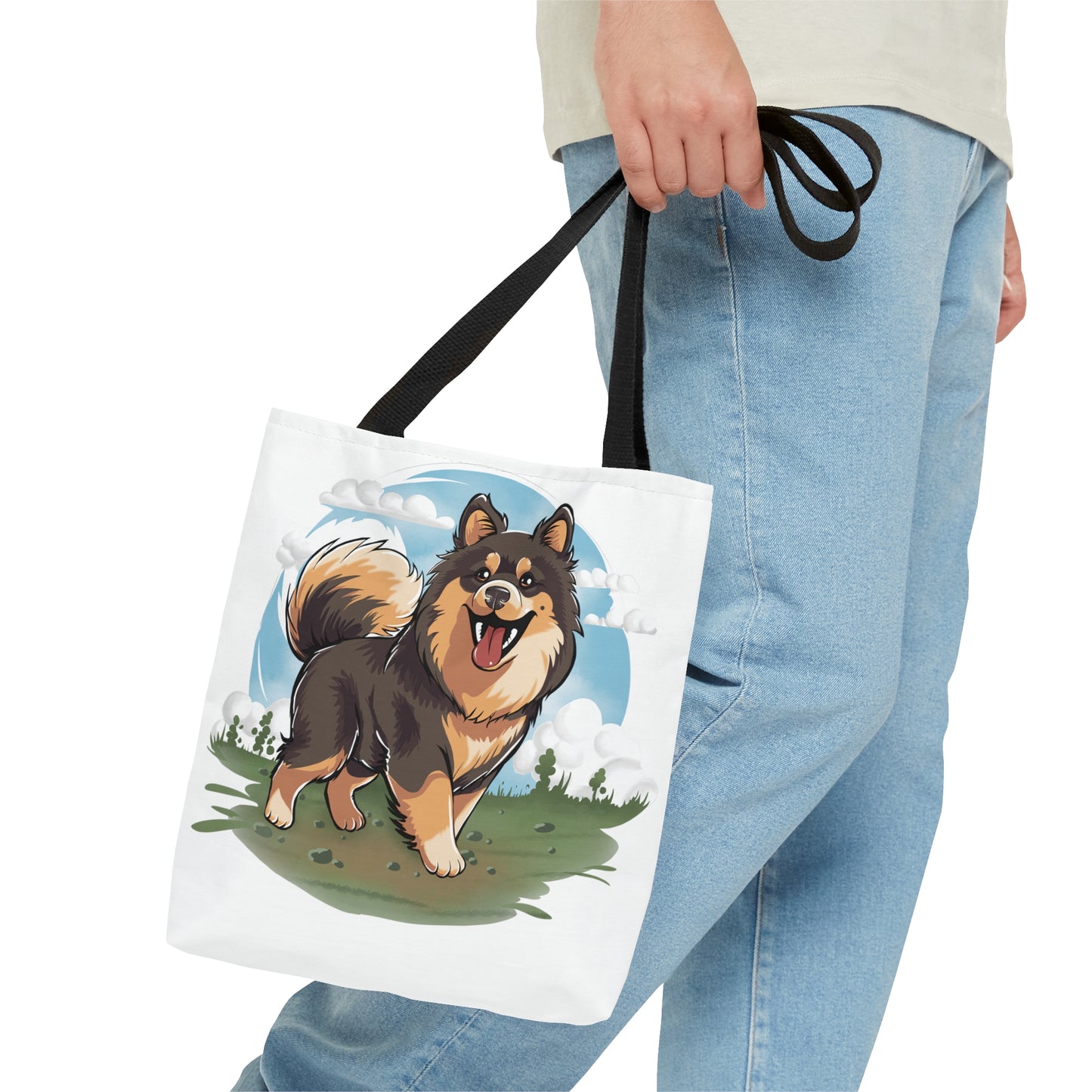 Finnish Lapphund - Field #3 - Tote Bag