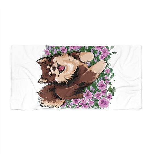 Finnish Lapphund - Spring #10 - Beach Towel