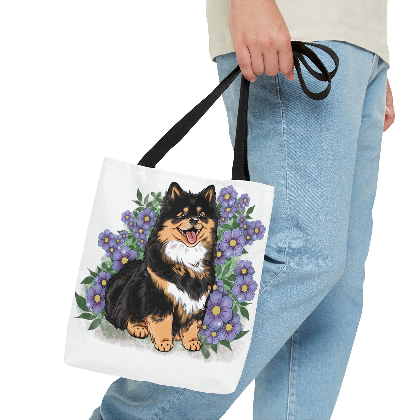 Finnish Lapphund - Spring #9 - Tote Bag