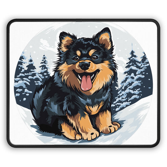 Finnish Lapphund - Snowy #5 - Mouse Pad