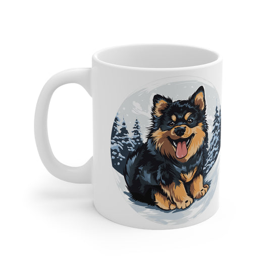 Finnish Lapphund - Snowy #5 - Mug