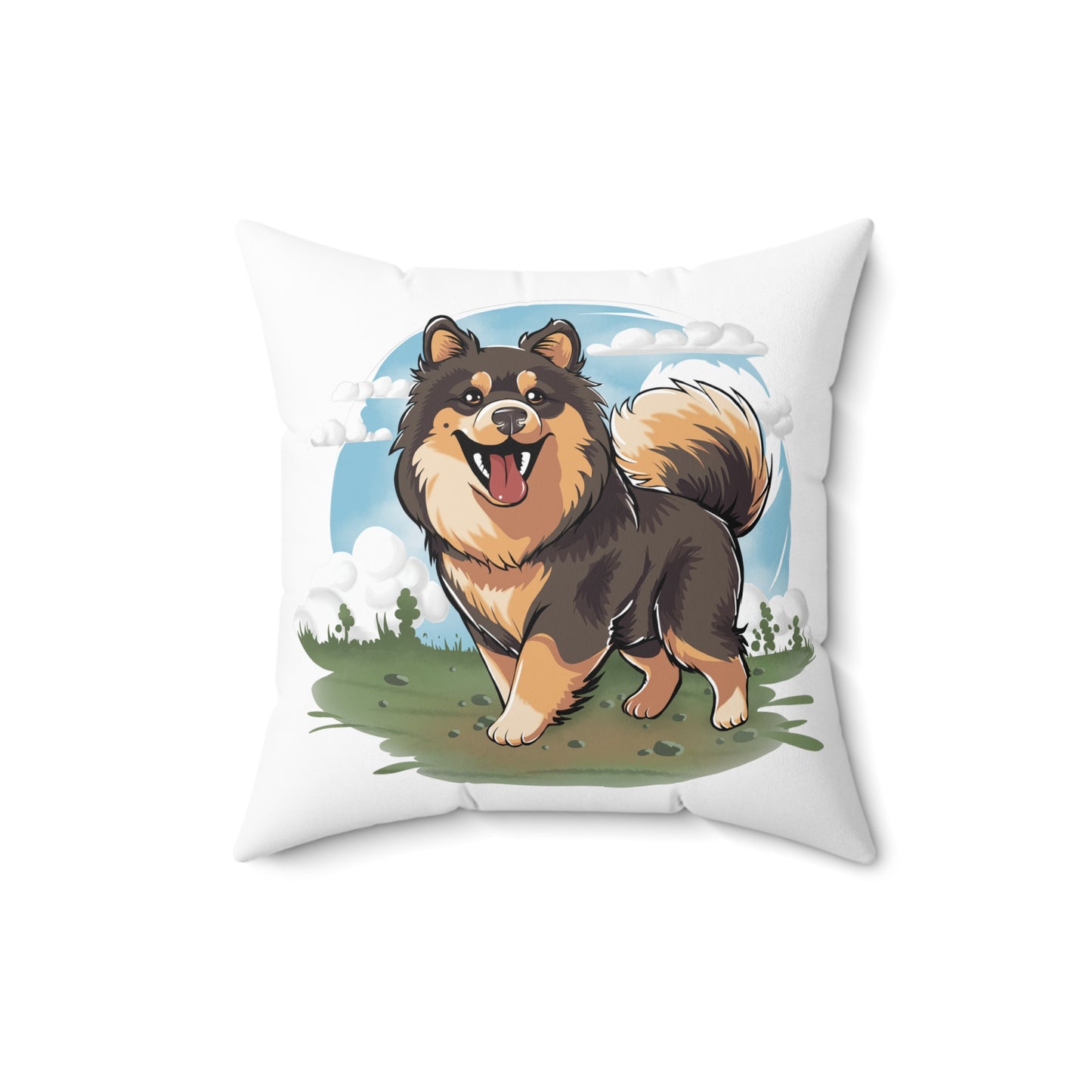 Finnish Lapphund - Field #3 - Pillow
