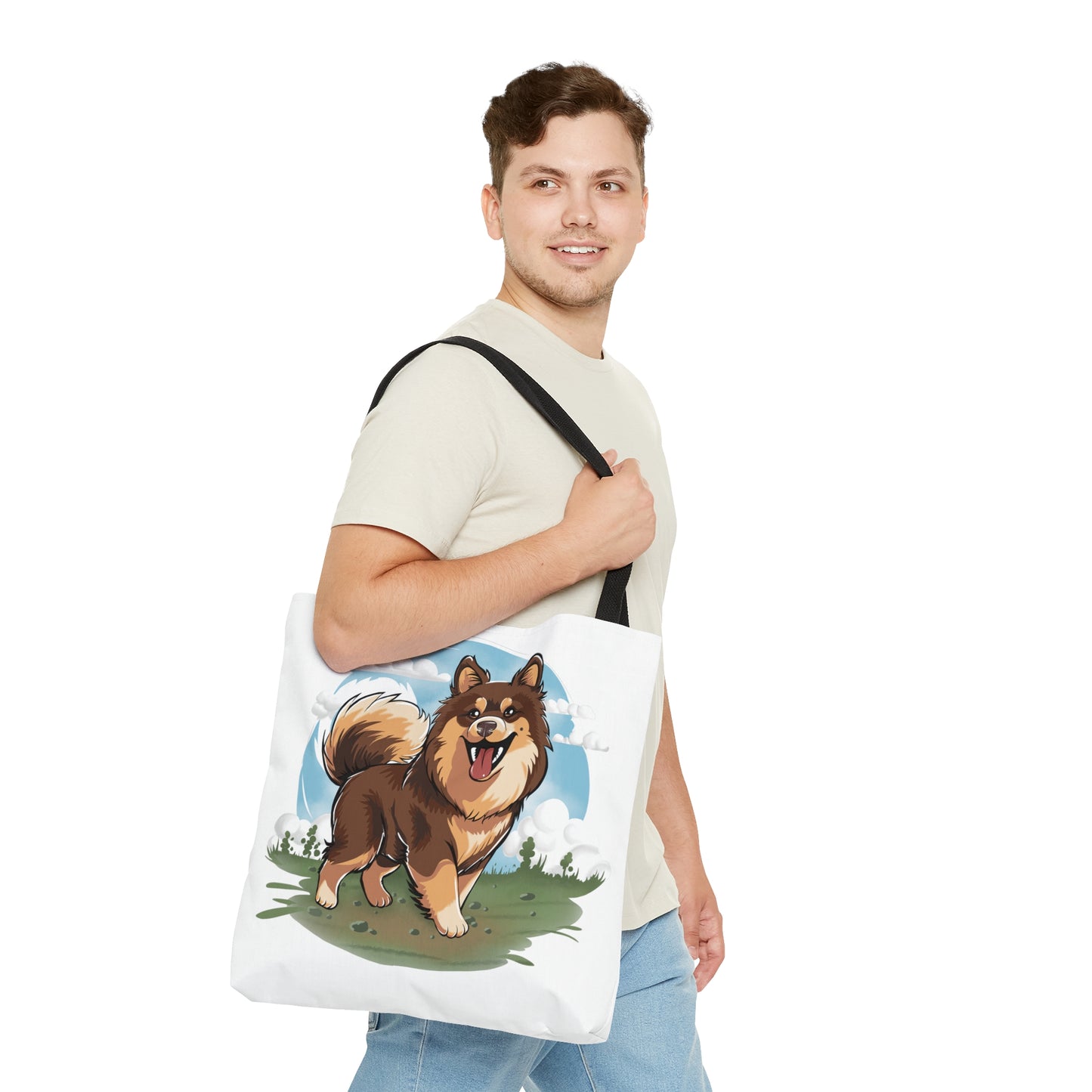 Finnish Lapphund - Field #2 - Tote Bag