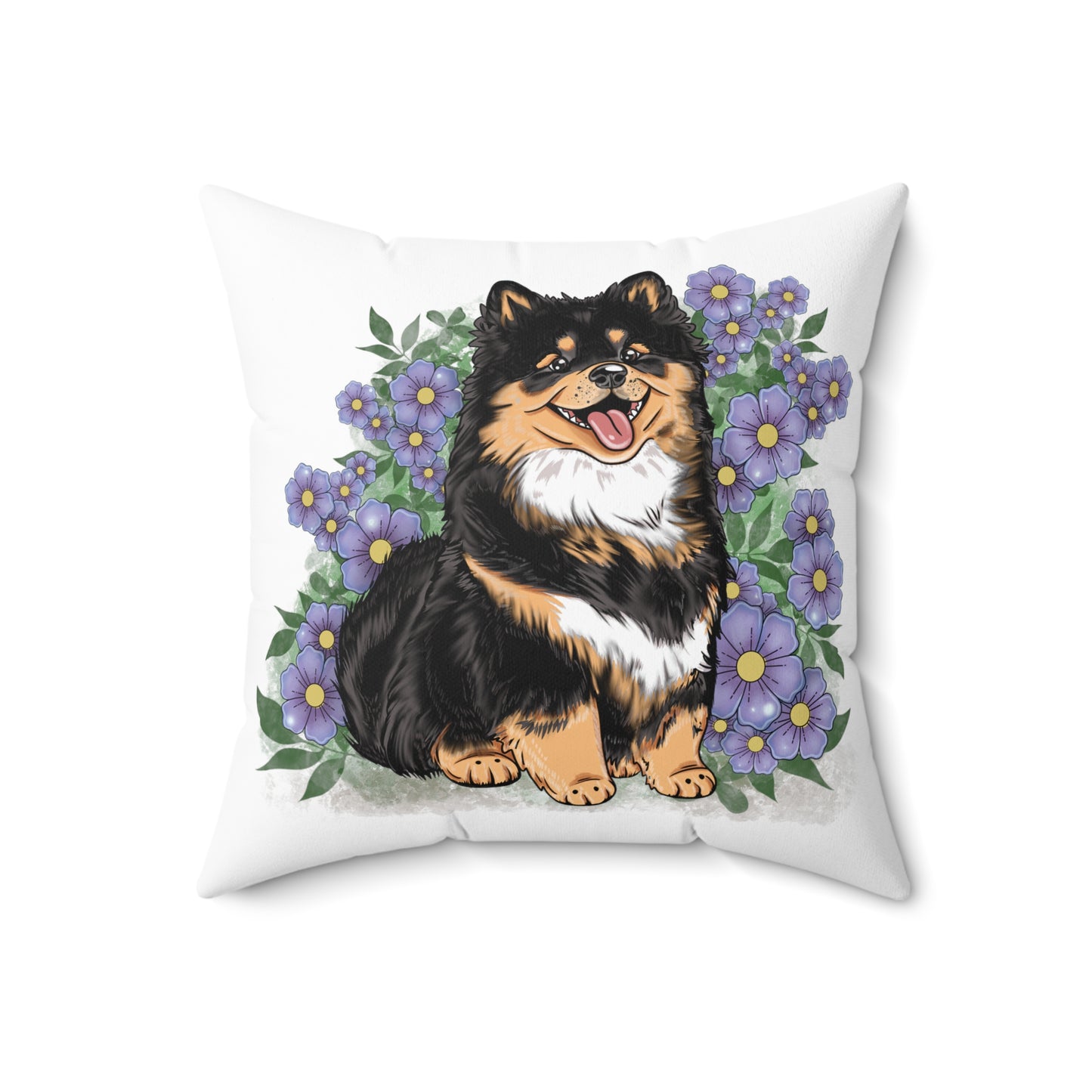 Finnish Lapphund - Spring #9 - Pillow