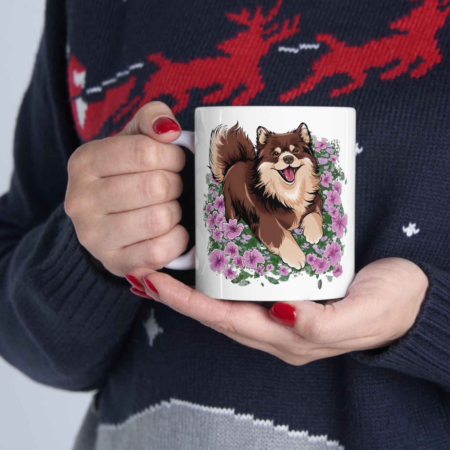 Finnish Lapphund - Spring #10 - Mug