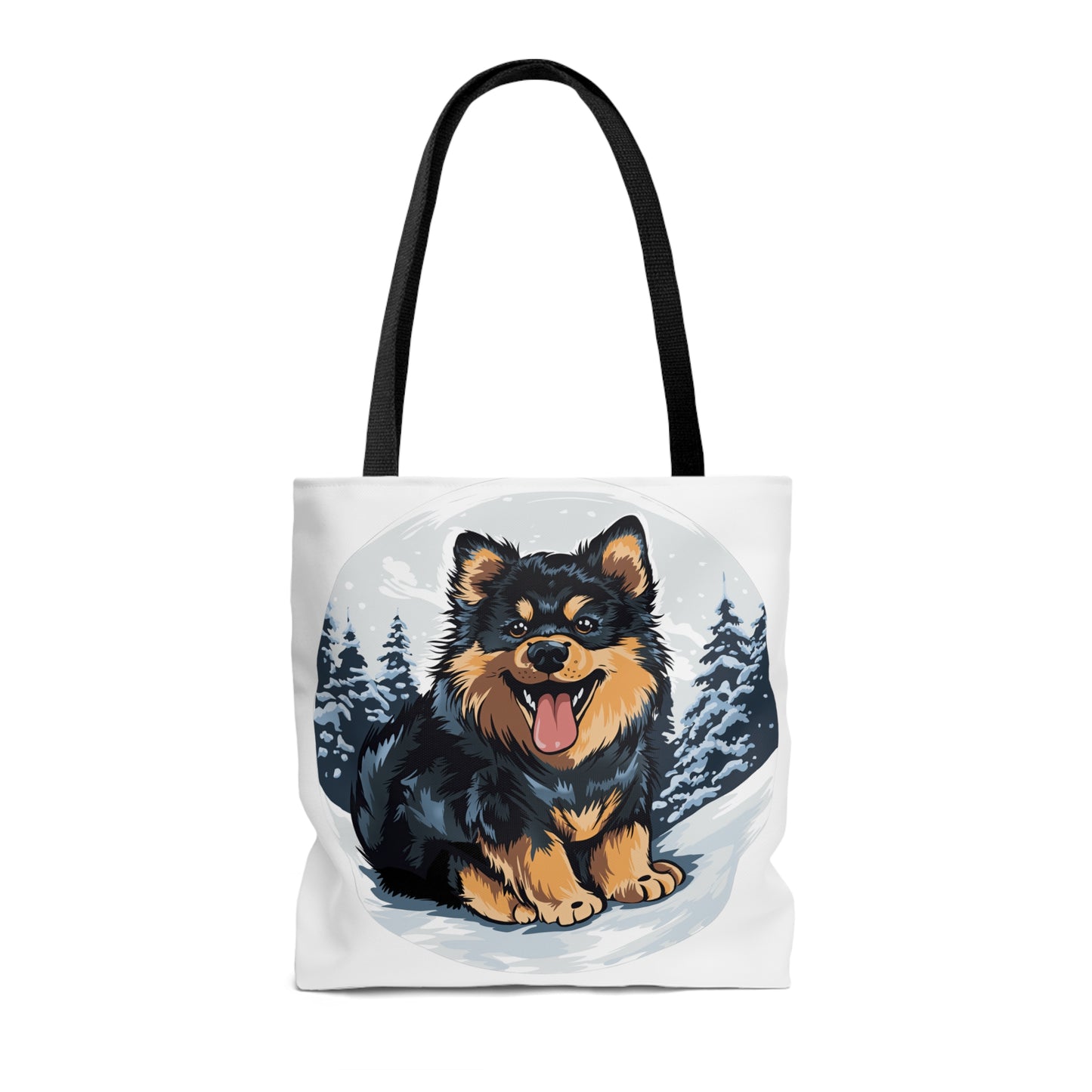Finnish Lapphund - Snowy #5 - Tote Bag