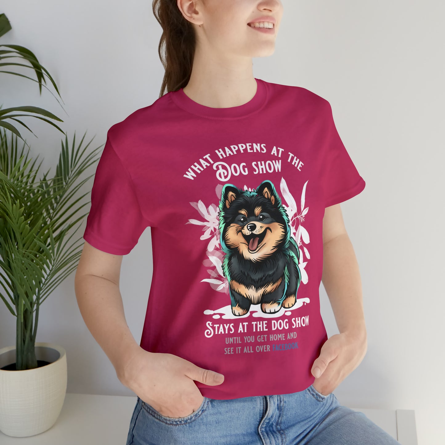 Finnish Lapphund - Stays at the Dog Show - T-Shirt