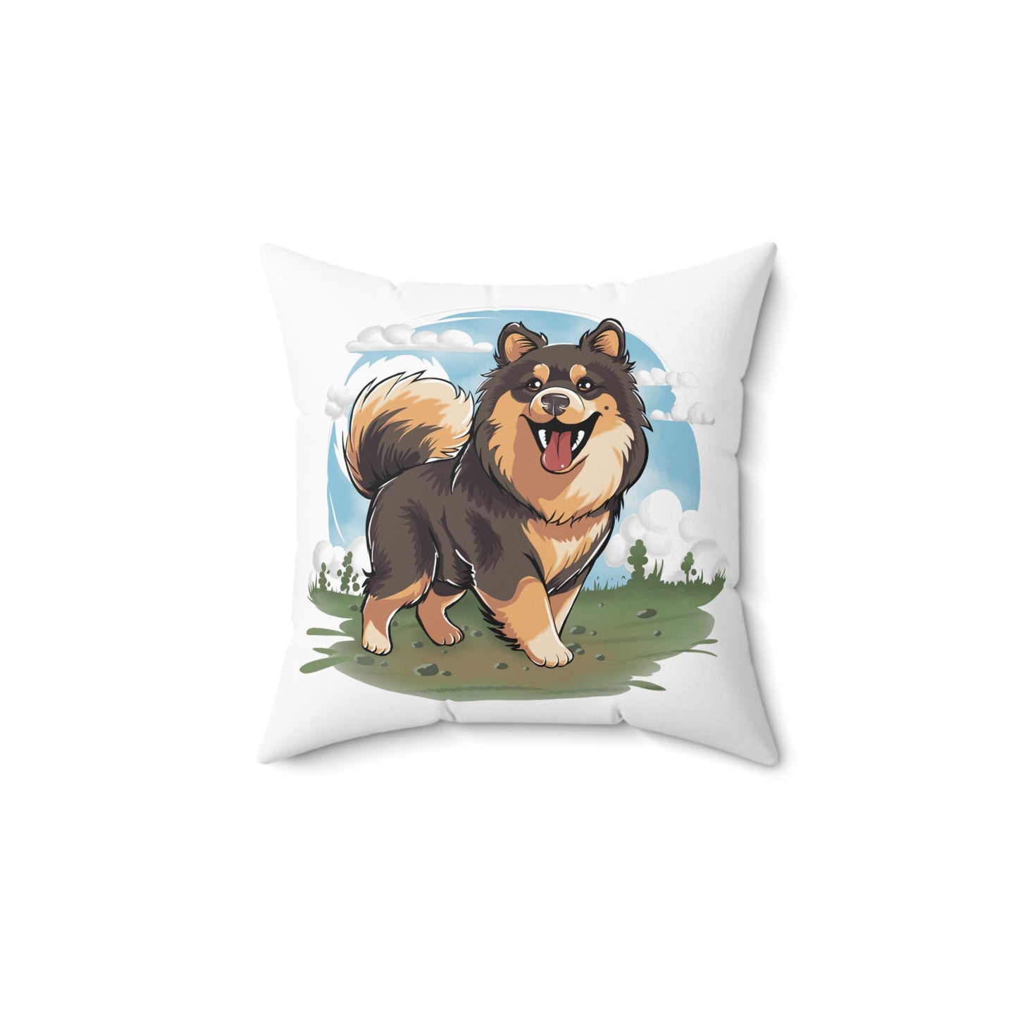 Finnish Lapphund - Field #3 - Pillow