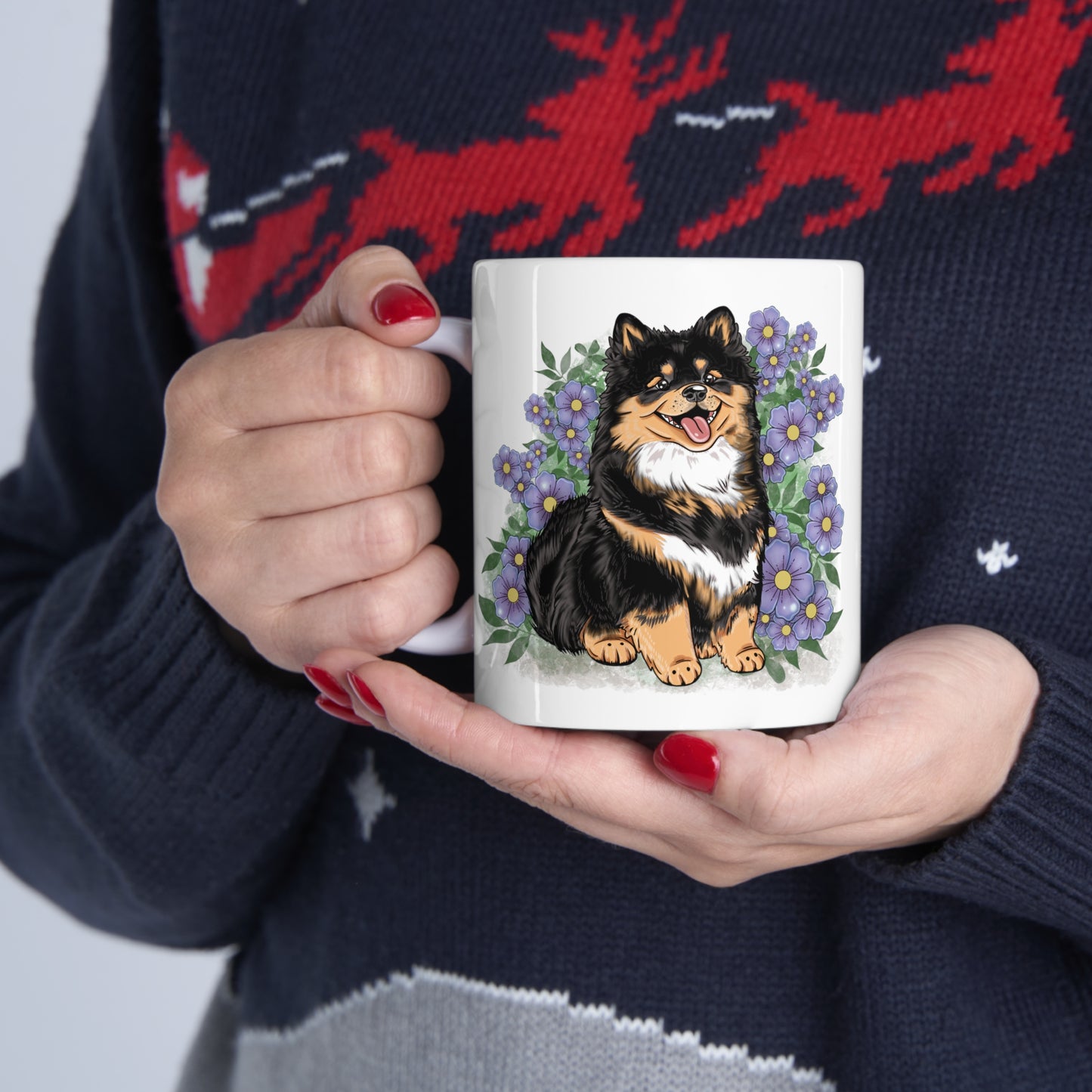 Finnish Lapphund - Spring #9 - Mug