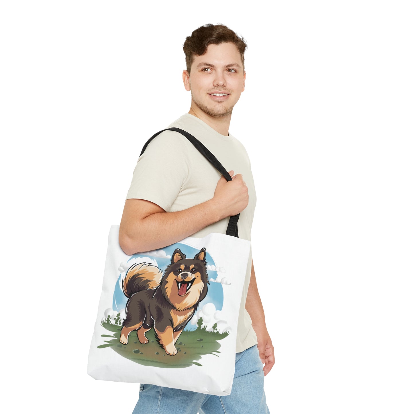 Finnish Lapphund - Field #3 - Tote Bag