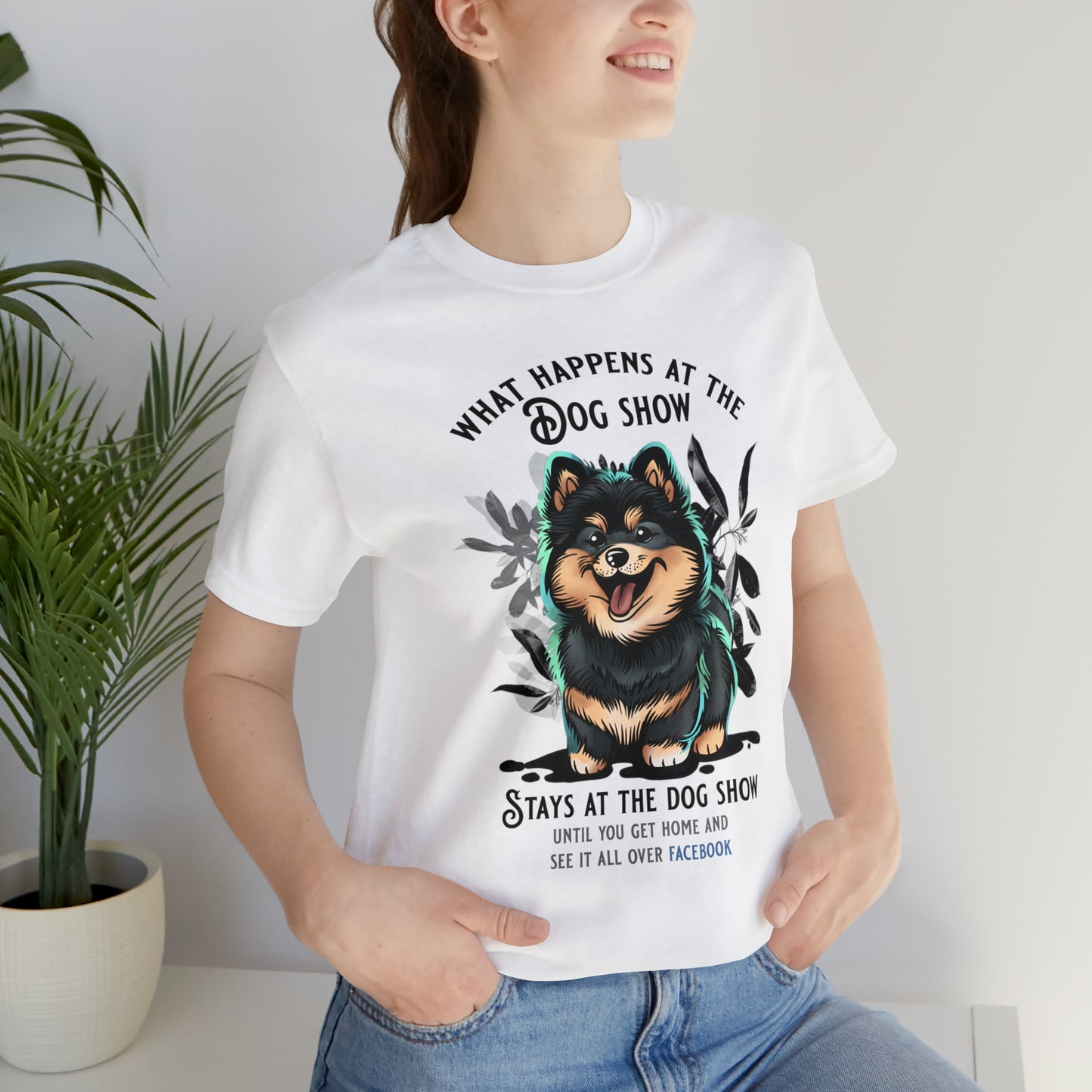 Finnish Lapphund - Stays at the Dog Show - T-Shirt