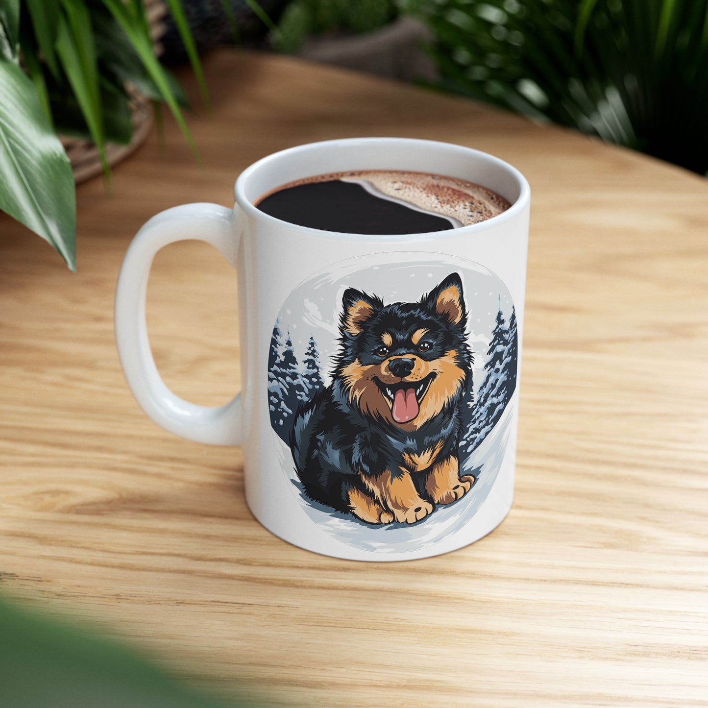 Finnish Lapphund - Snowy #5 - Mug