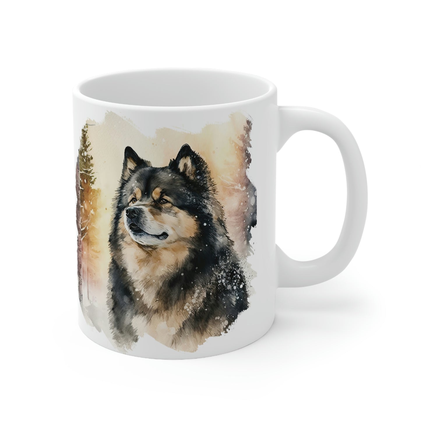 Finnish Lapphund - Snowy #4 - Mug