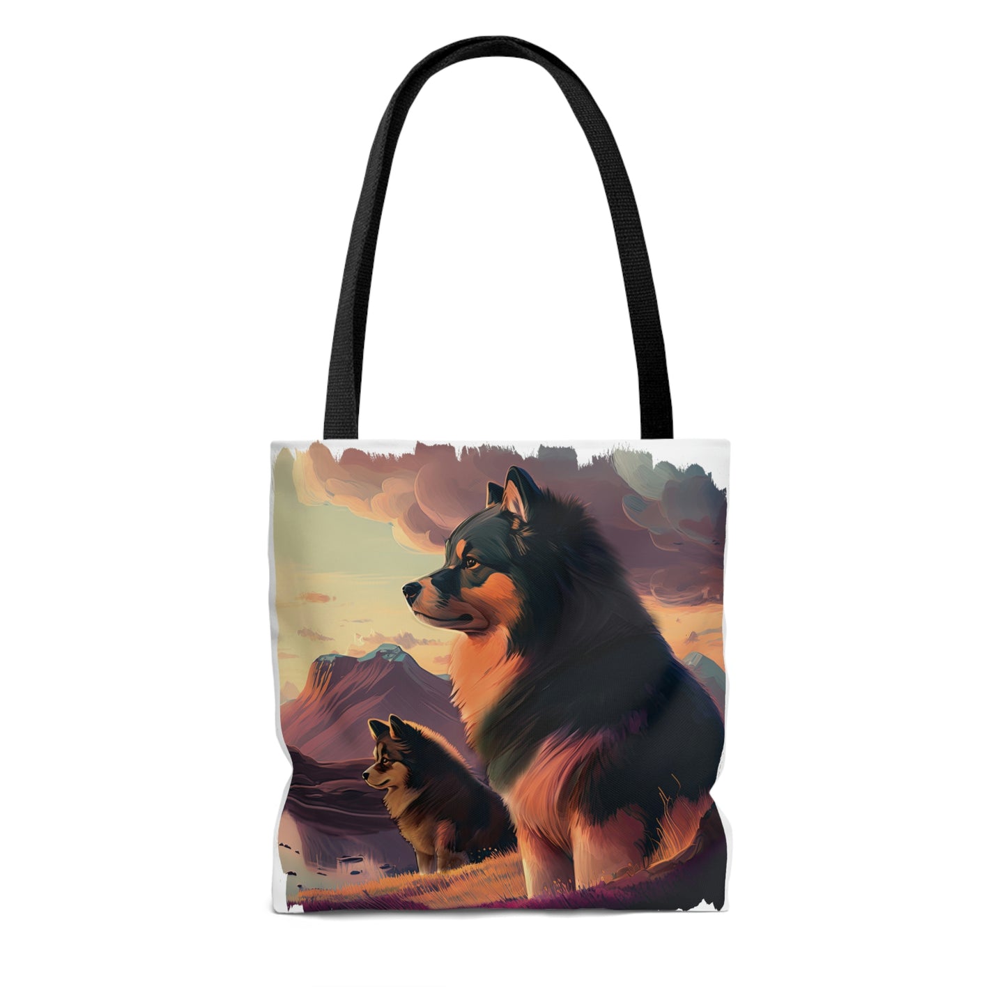 Finnish Lapphund - Field #1 - Tote Bag