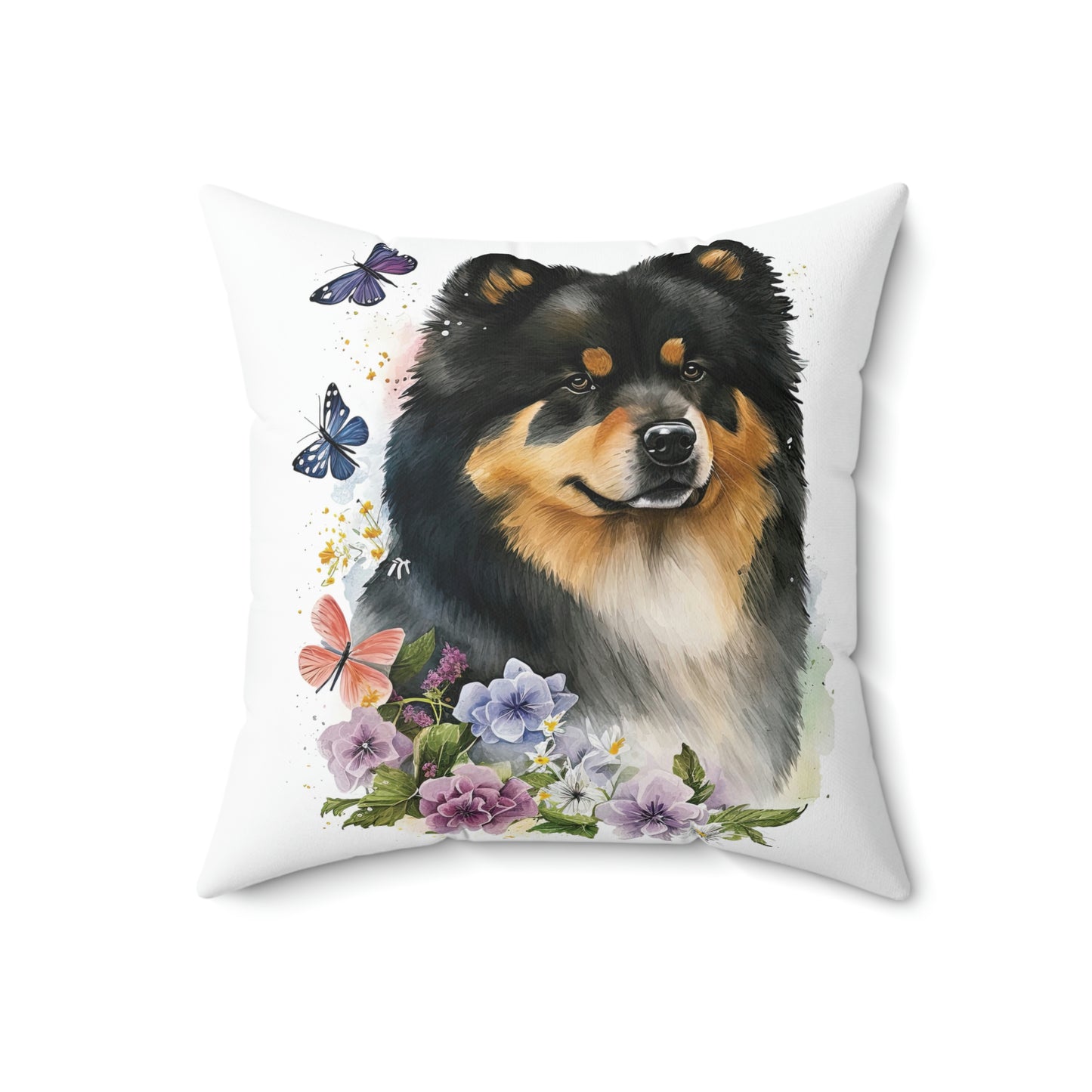 Finnish Lapphund - Spring #6 - Pillow