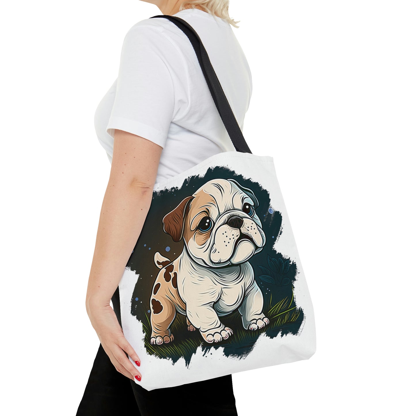 English Bulldog (Cartoon) Tote Bag