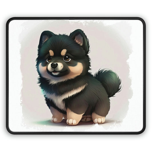 Finnish Lapphund - Cartoon #1 - Mouse Pad