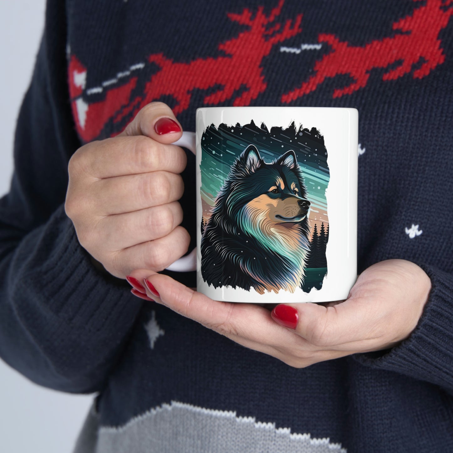 Finnish Lapphund - Stars #3 - Mug