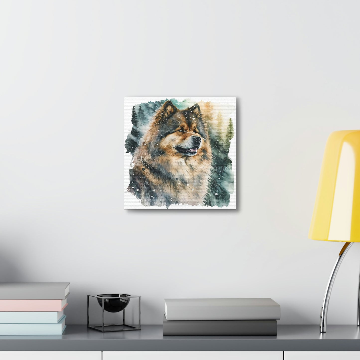 Finnish Lapphund - Snowy #2 - Canvas