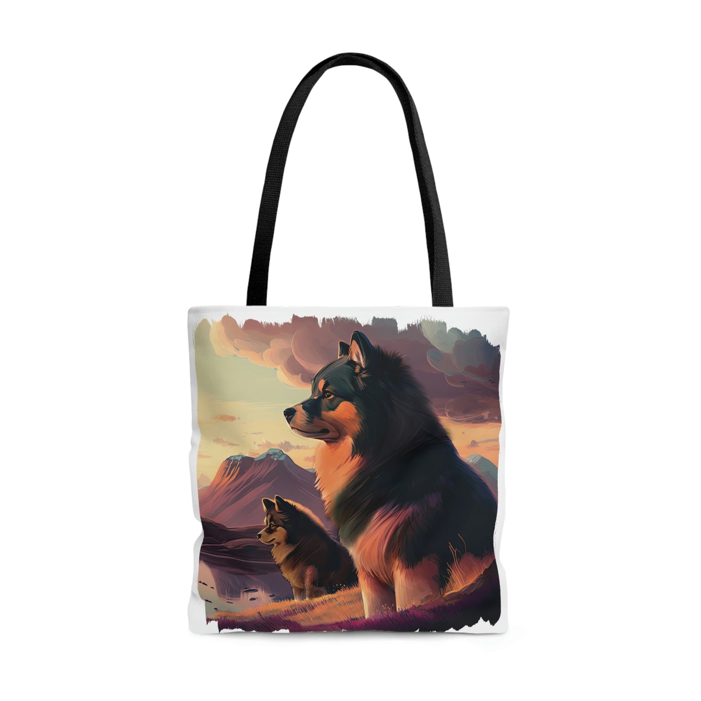 Finnish Lapphund - Field #1 - Tote Bag