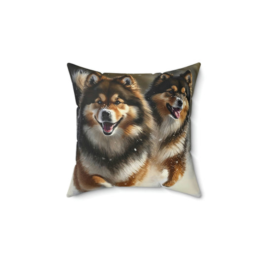 Finnish Lapphund - Snowy #1 - Pillow