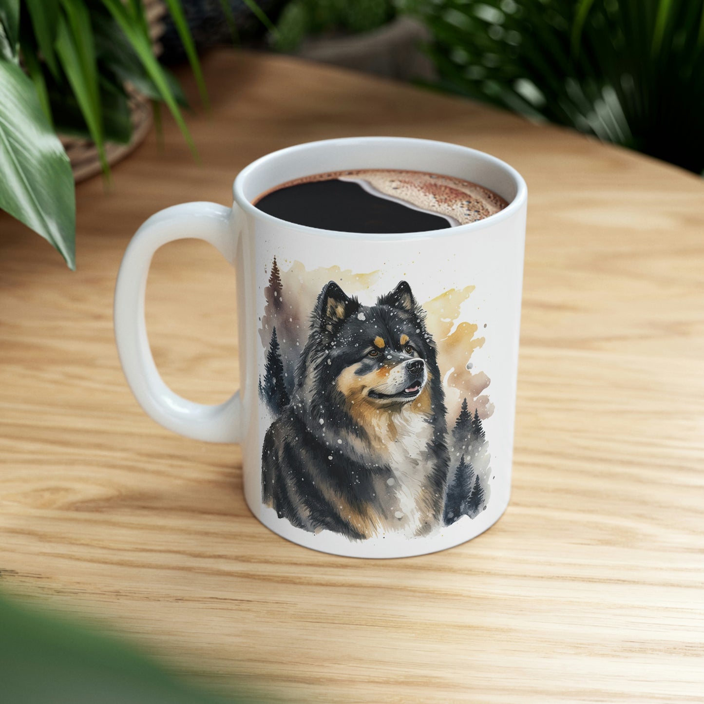 Finnish Lapphund - Snowy #3 - Mug