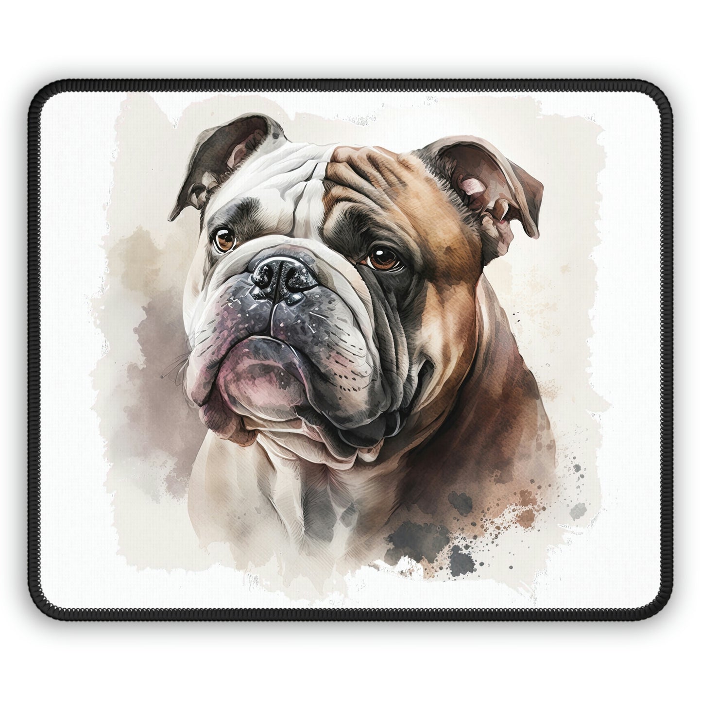 English Bulldog (Portrait) Mouse Pad