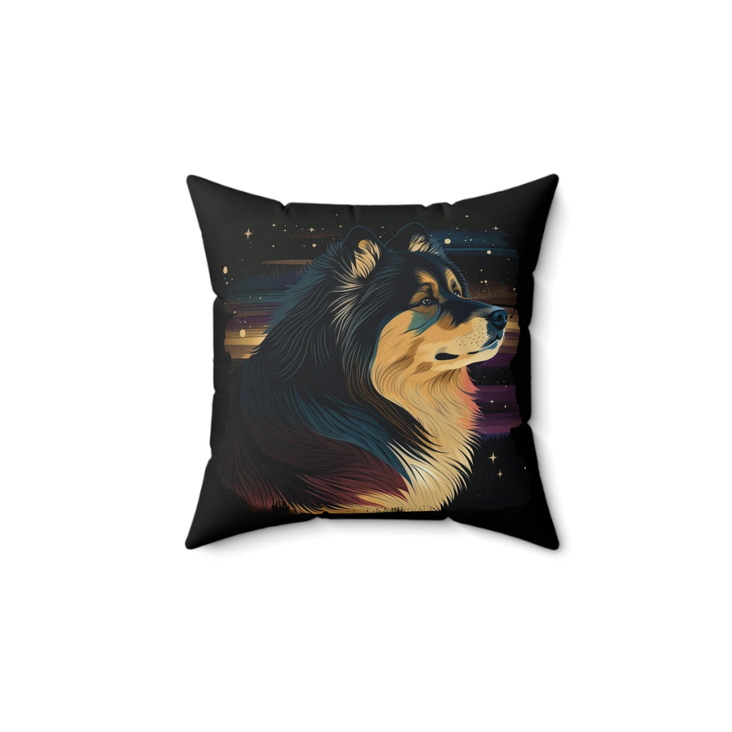 Finnish Lapphund - Stars #2 - Pillow