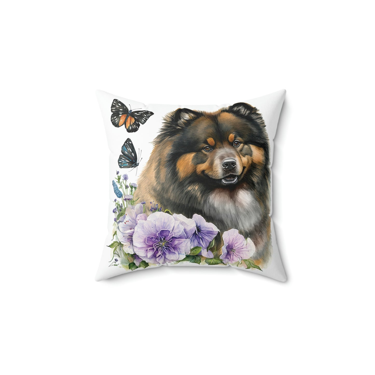 Finnish Lapphund - Spring #8 - Pillow