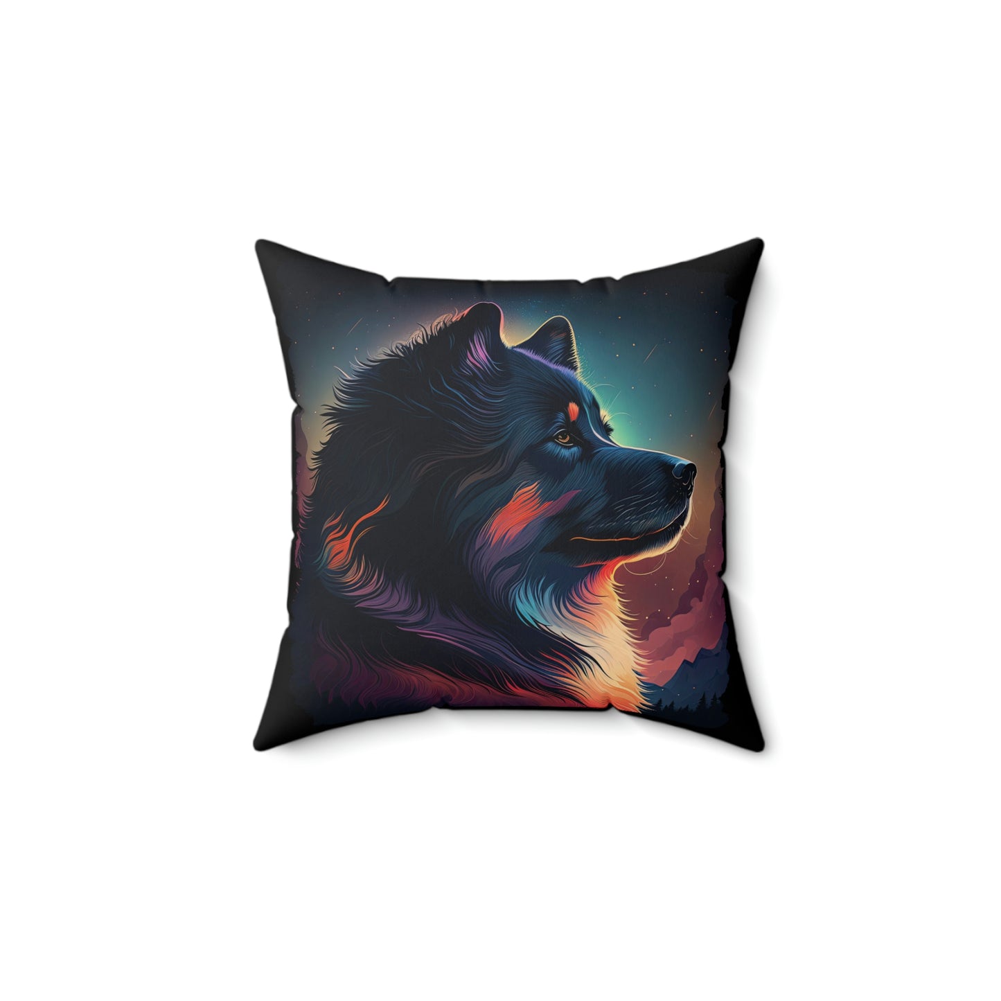 Finnish Lapphund - Stars #4 - Pillow