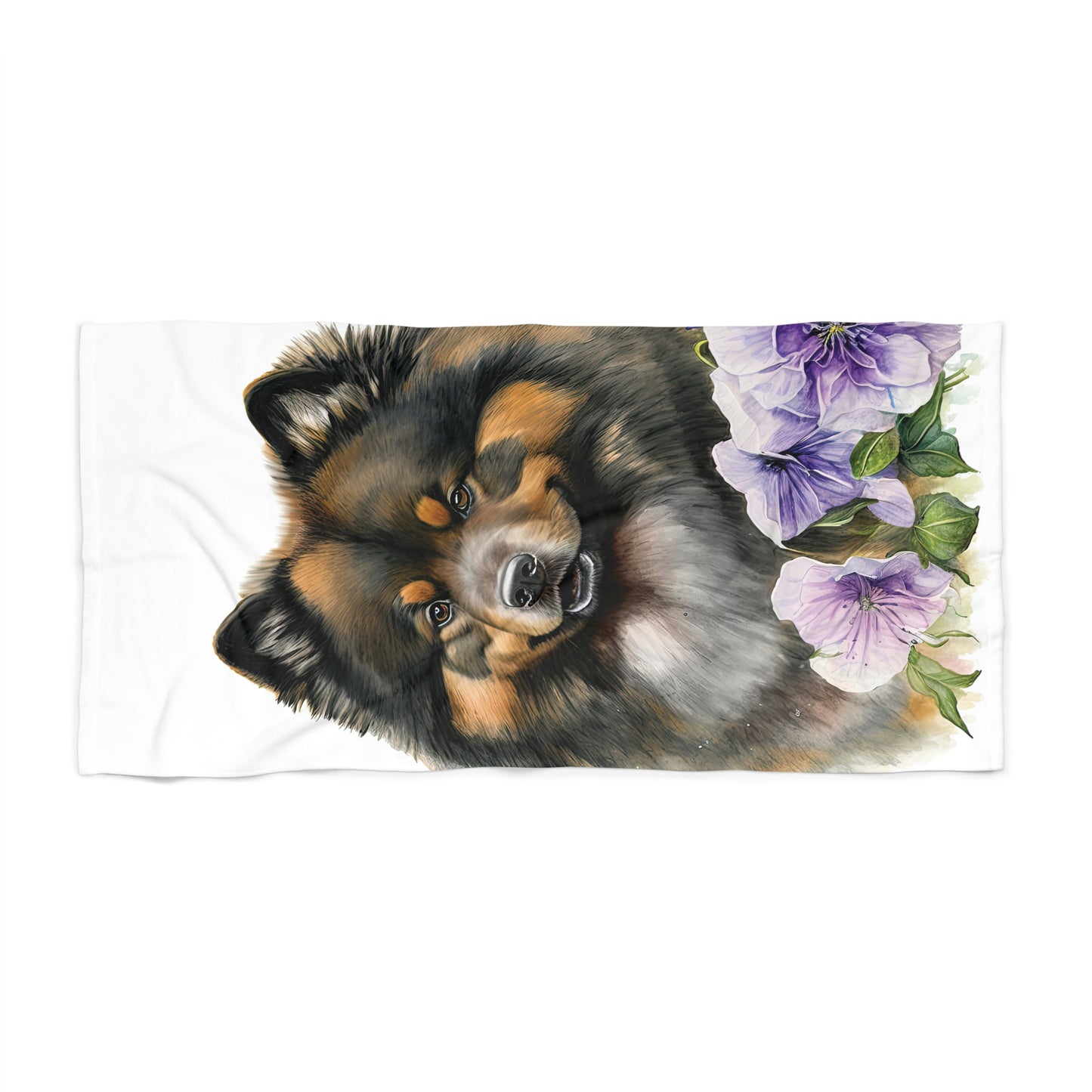 Finnish Lapphund - Spring #8 - Beach Towel