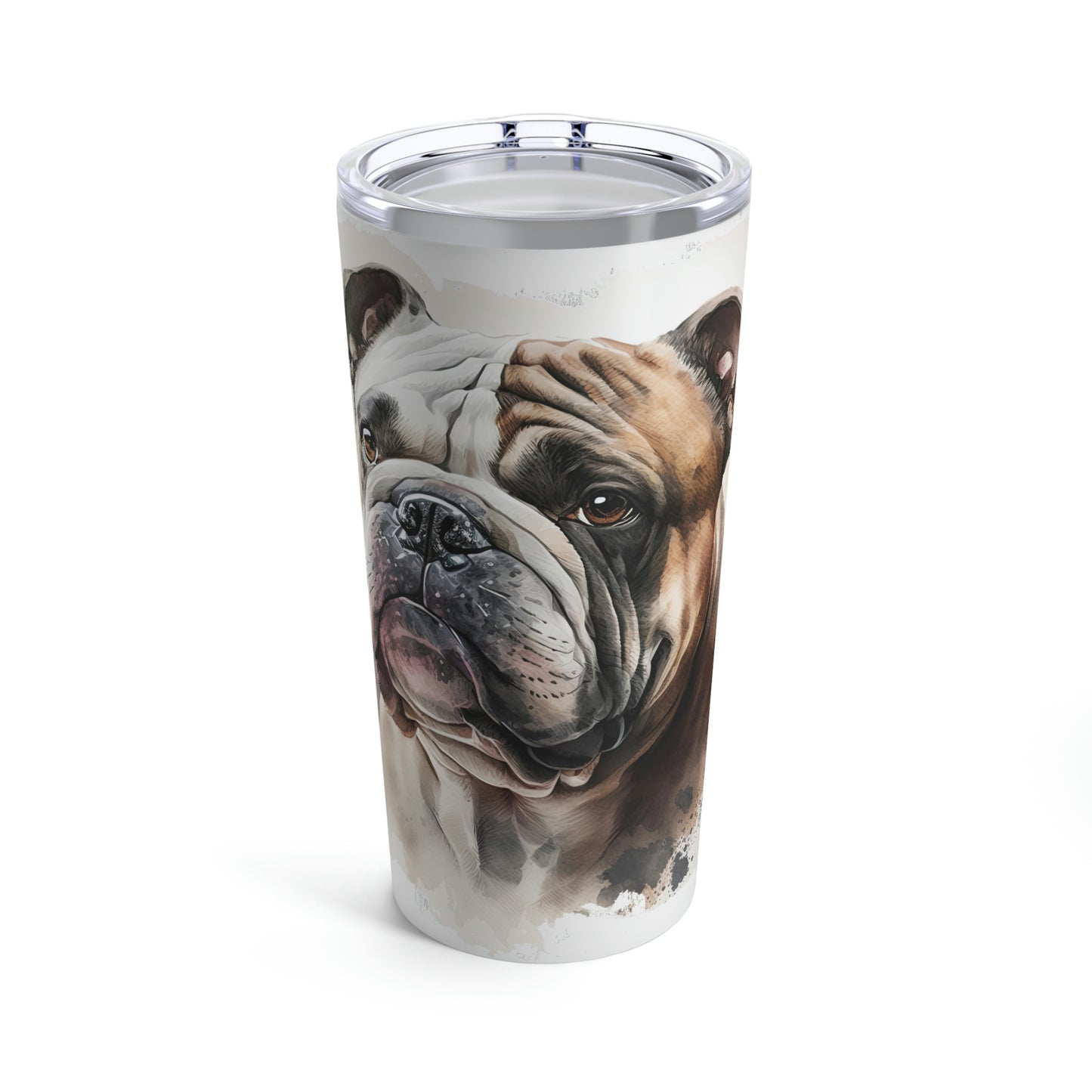 English Bulldog (Portrait) Stainless Steel Tumbler