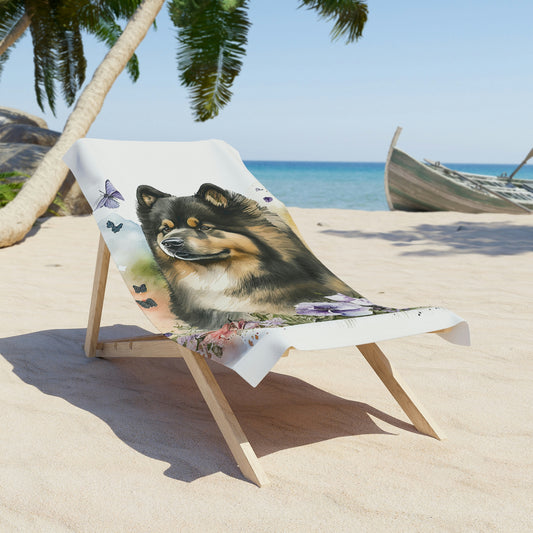 Finnish Lapphund - Spring #3 - Beach Towel