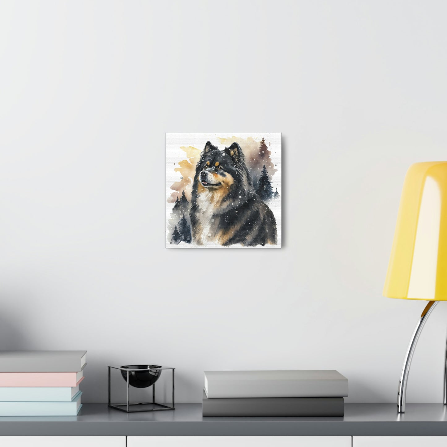 Finnish Lapphund - Snowy #3 - Canvas