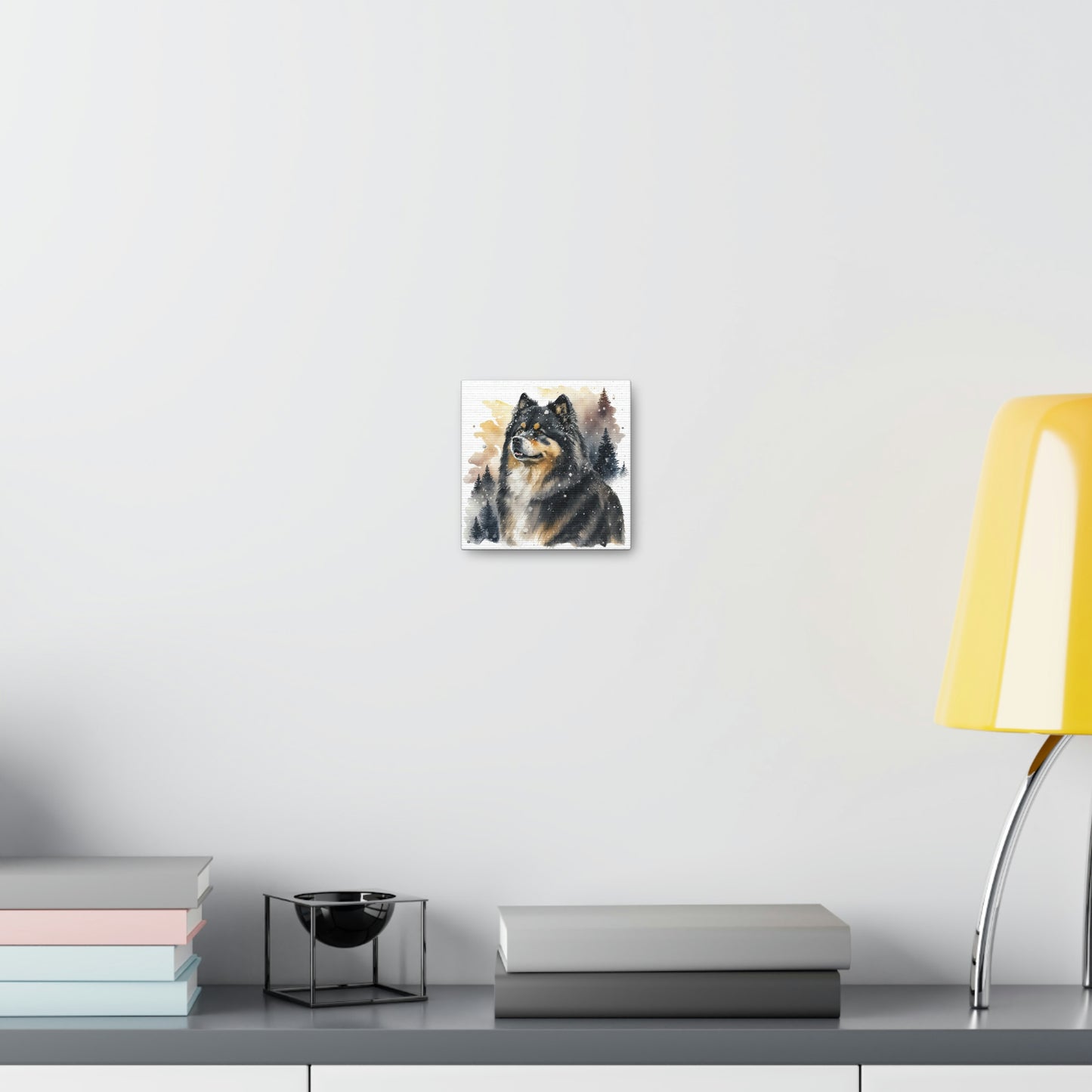 Finnish Lapphund - Snowy #3 - Canvas