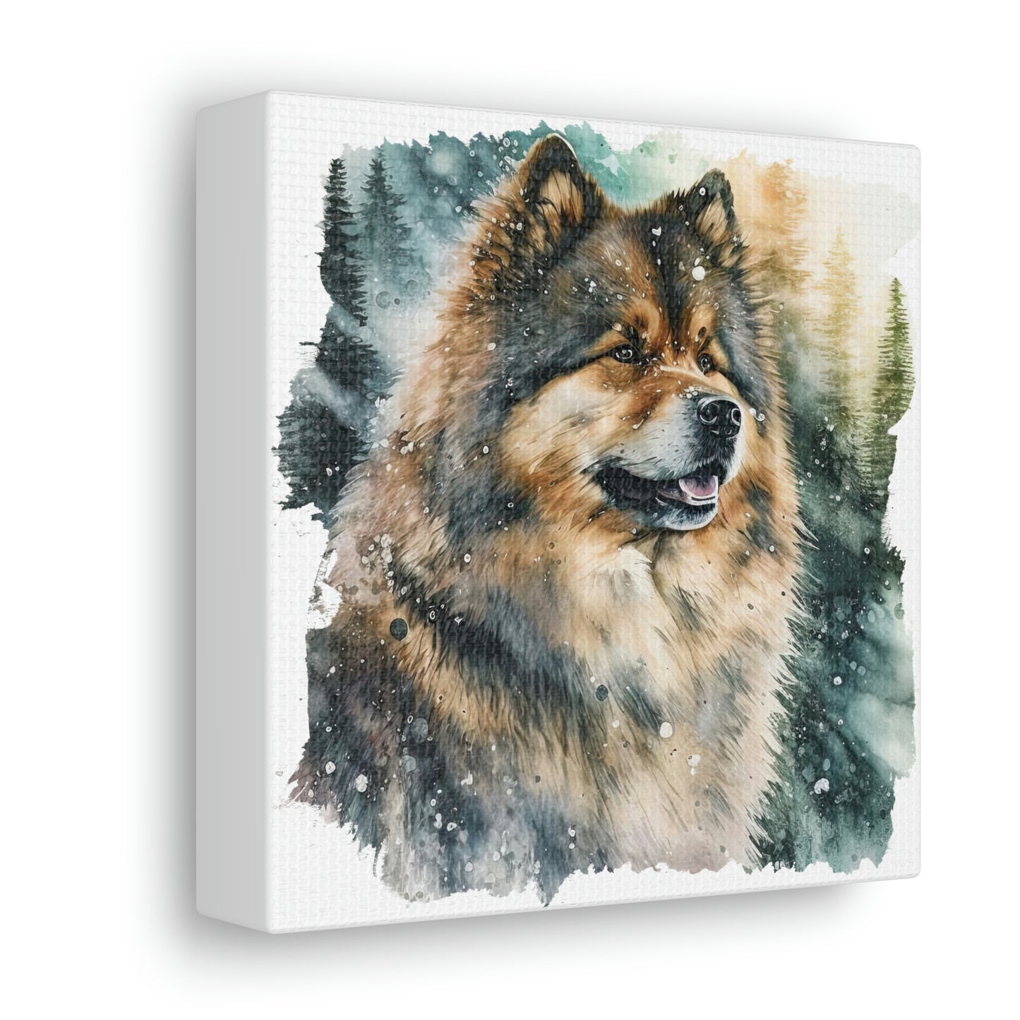 Finnish Lapphund - Snowy #2 - Canvas