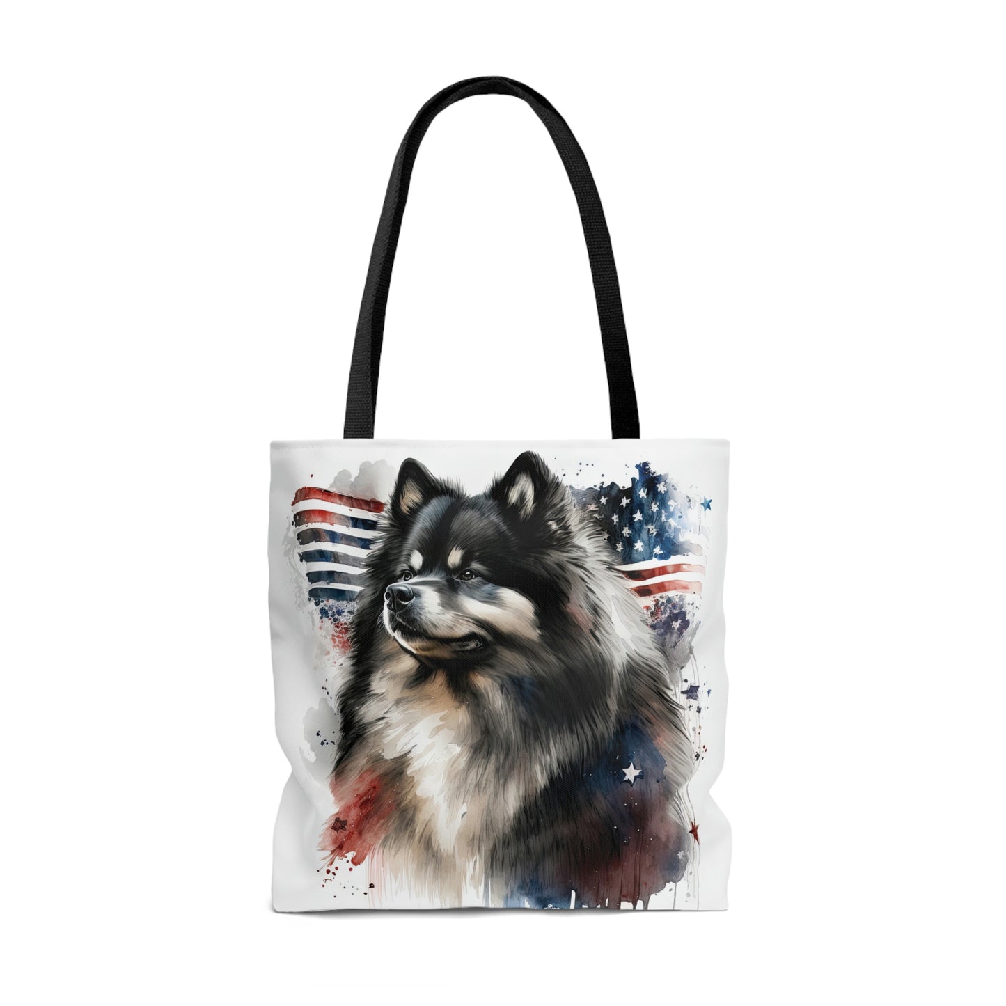 Finnish Lapphund - Patriotic #1 - Tote Bag