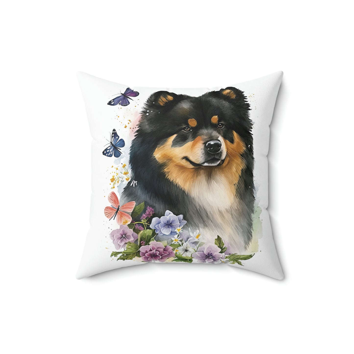 Finnish Lapphund - Spring #6 - Pillow