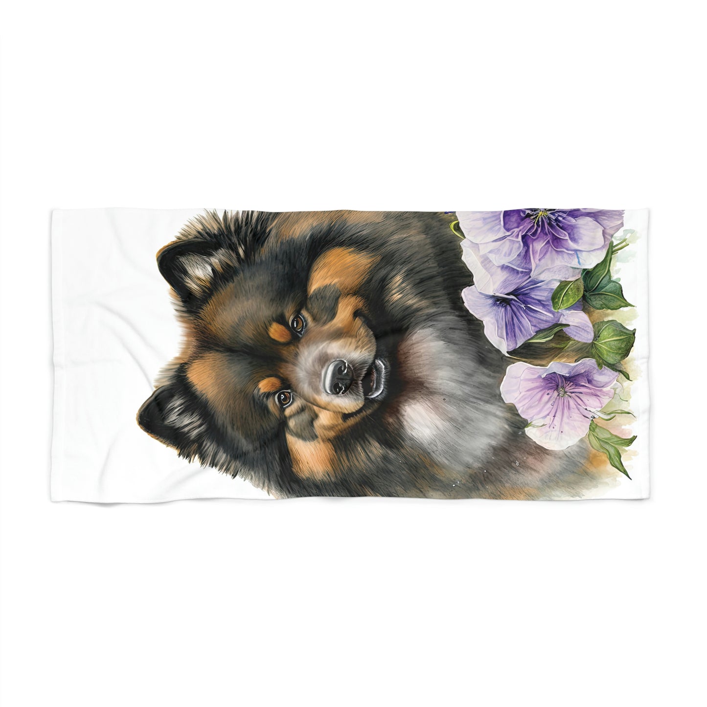 Finnish Lapphund - Spring #8 - Beach Towel