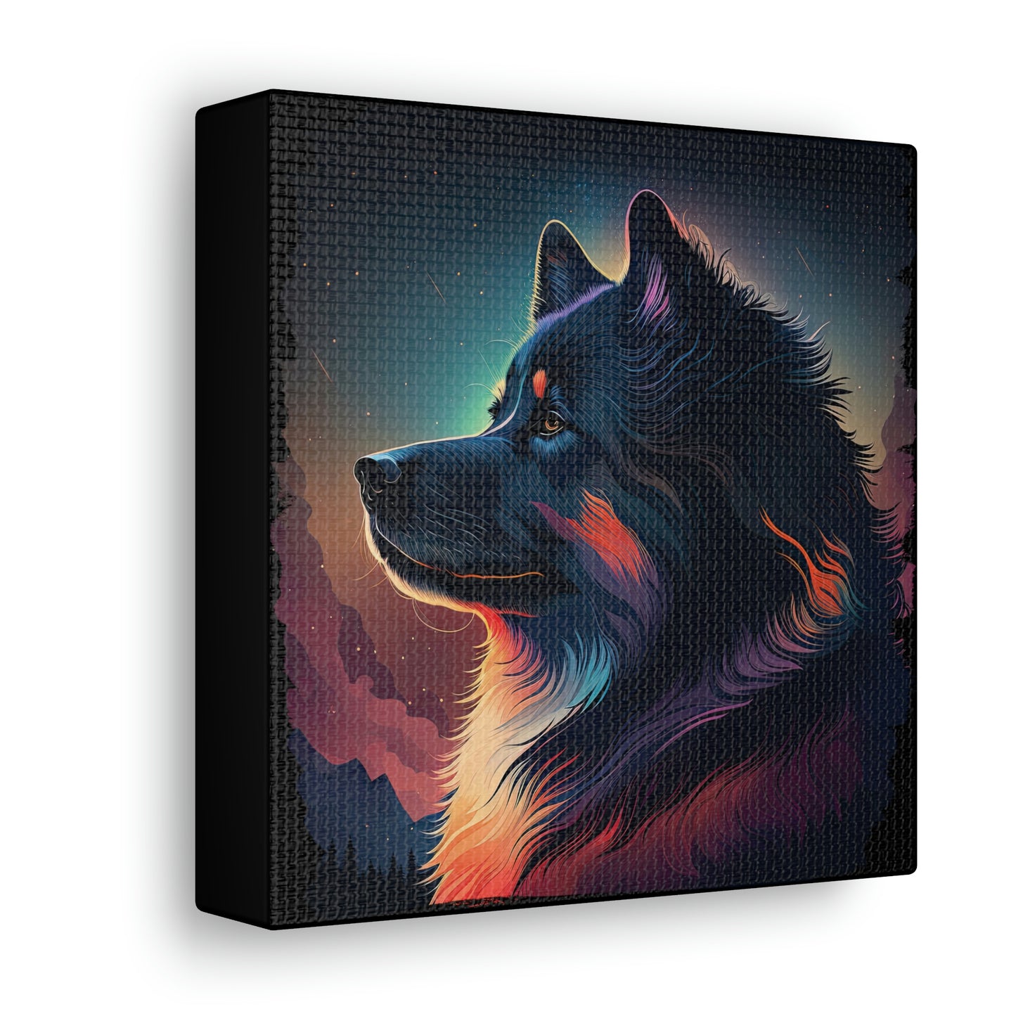 Finnish Lapphund - Stars #4 - Canvas