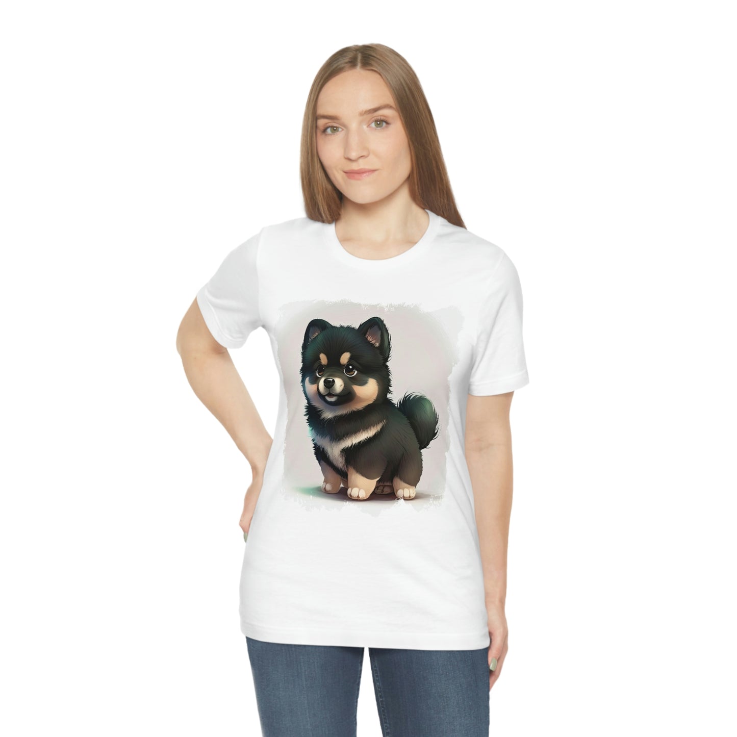 Finnish Lapphund - Cartoon #1 - T-Shirt