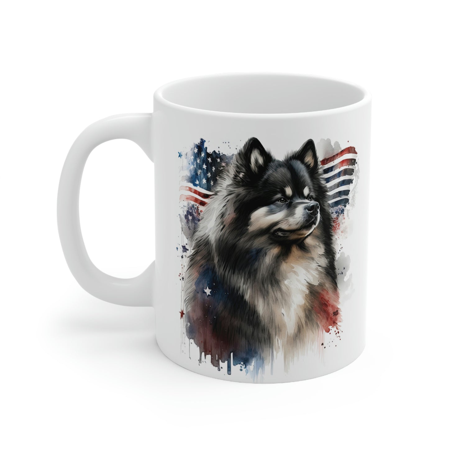 Finnish Lapphund - Patriotic #1 - Mug