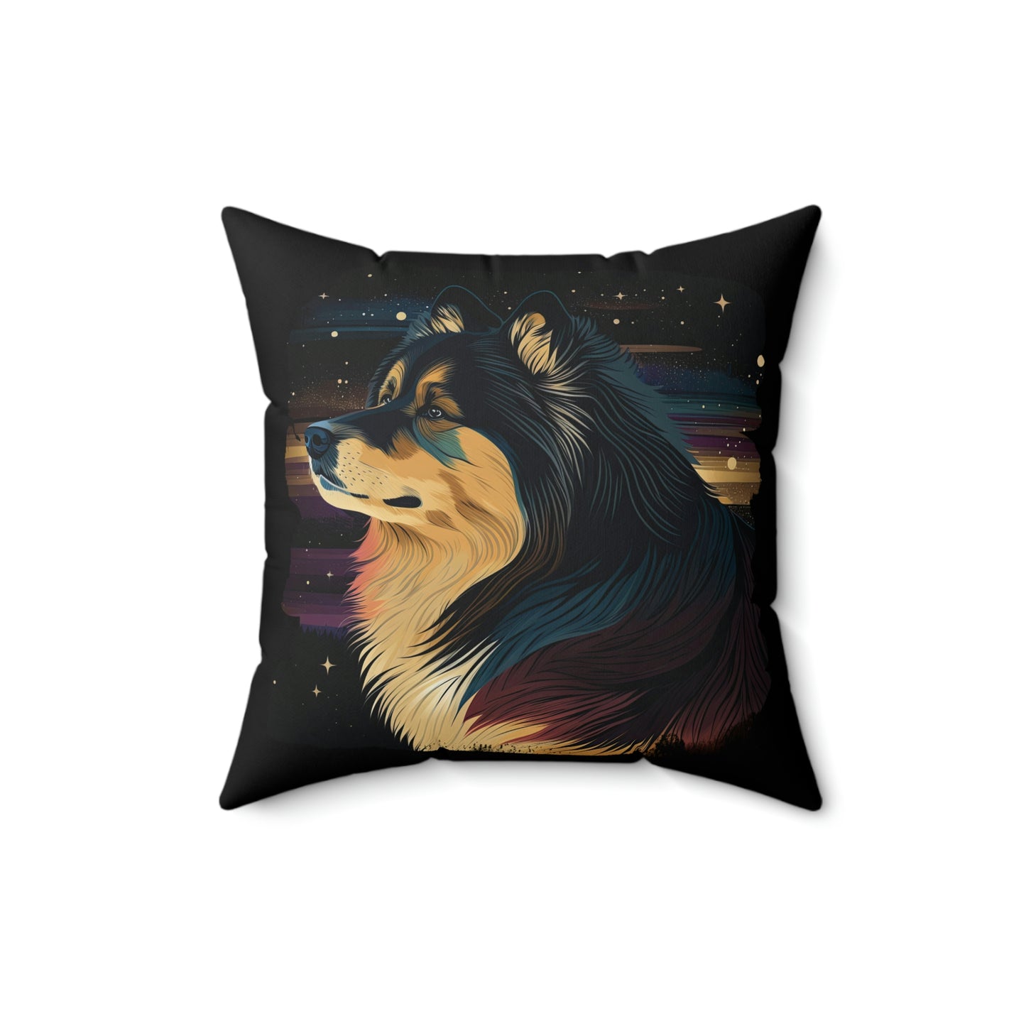 Finnish Lapphund - Stars #2 - Pillow