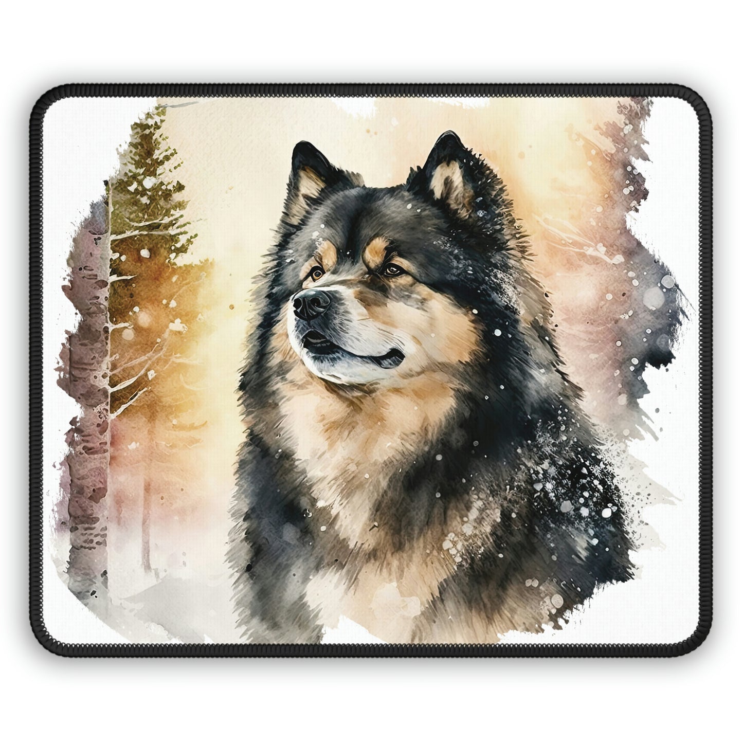 Finnish Lapphund - Snowy #4 - Mouse Pad