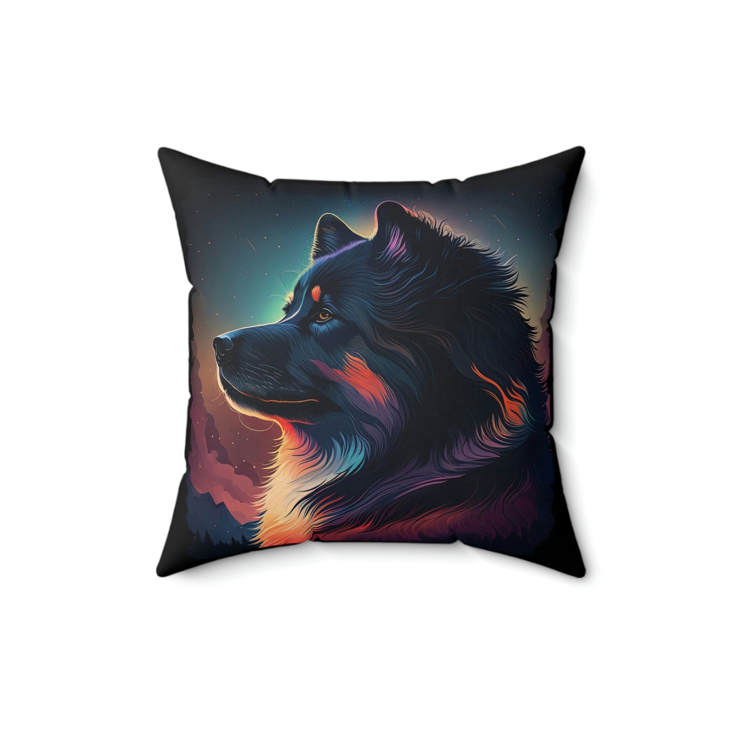 Finnish Lapphund - Stars #4 - Pillow