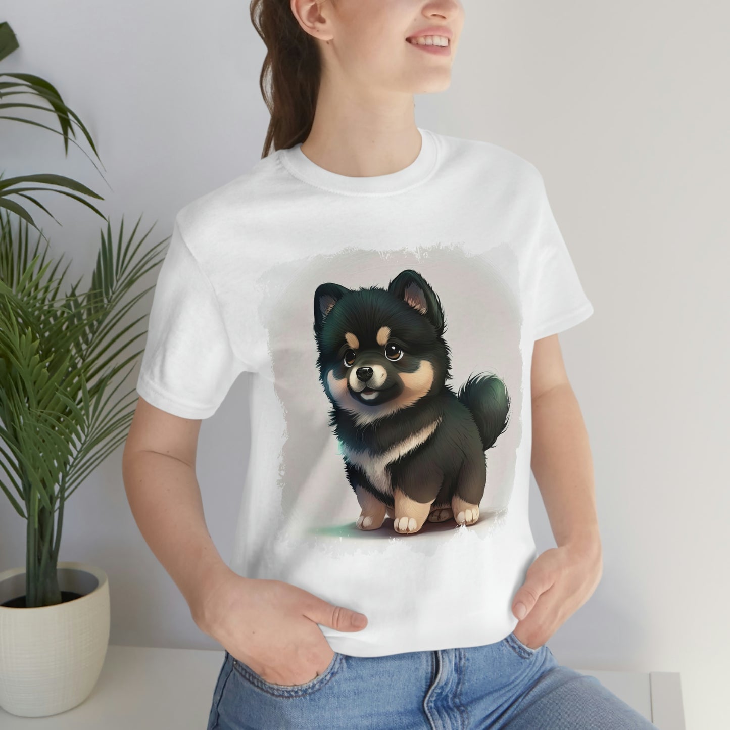 Finnish Lapphund - Cartoon #1 - T-Shirt