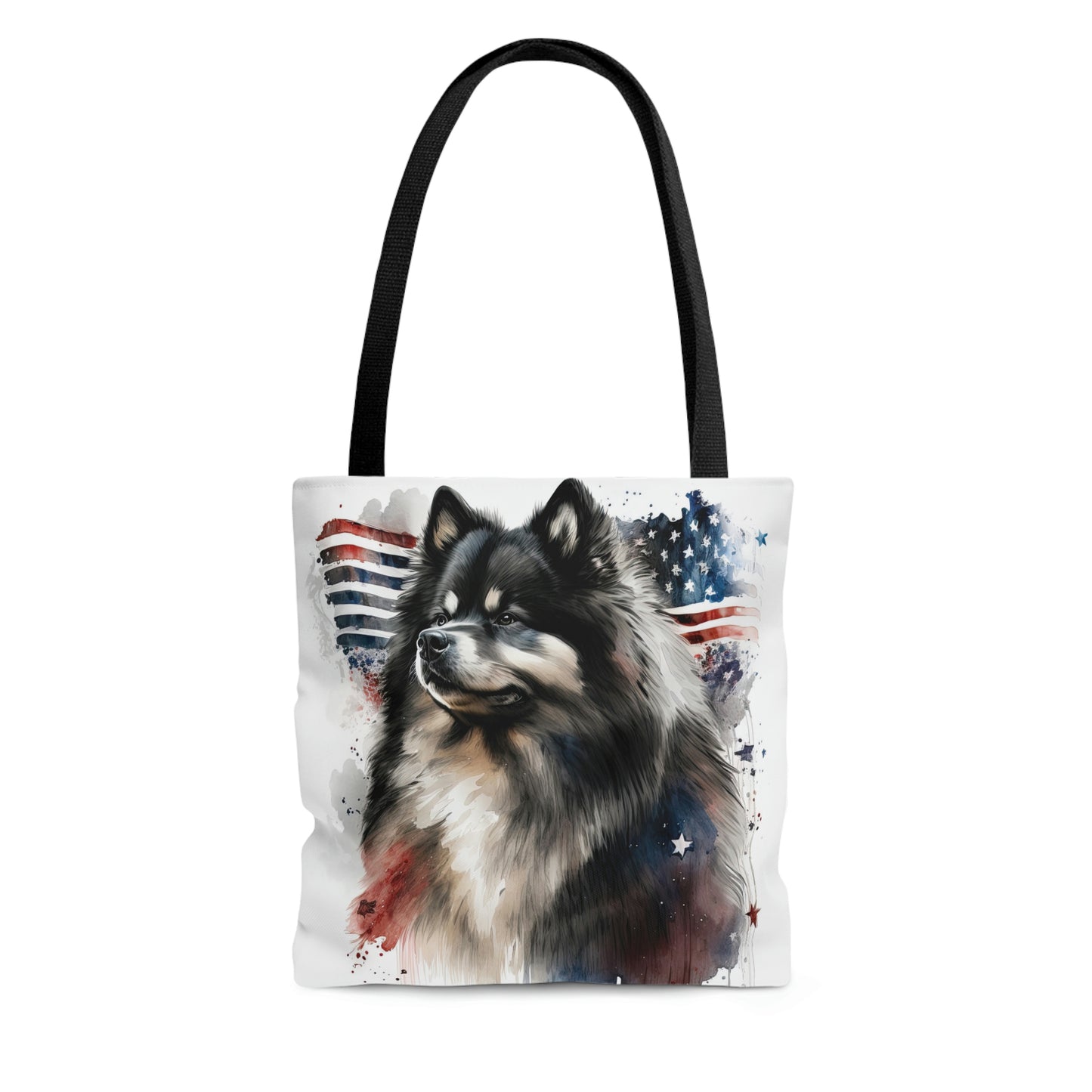 Finnish Lapphund - Patriotic #1 - Tote Bag