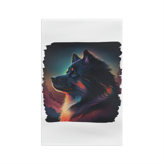 Finnish Lapphund - Stars #4 - Kitchen Towel