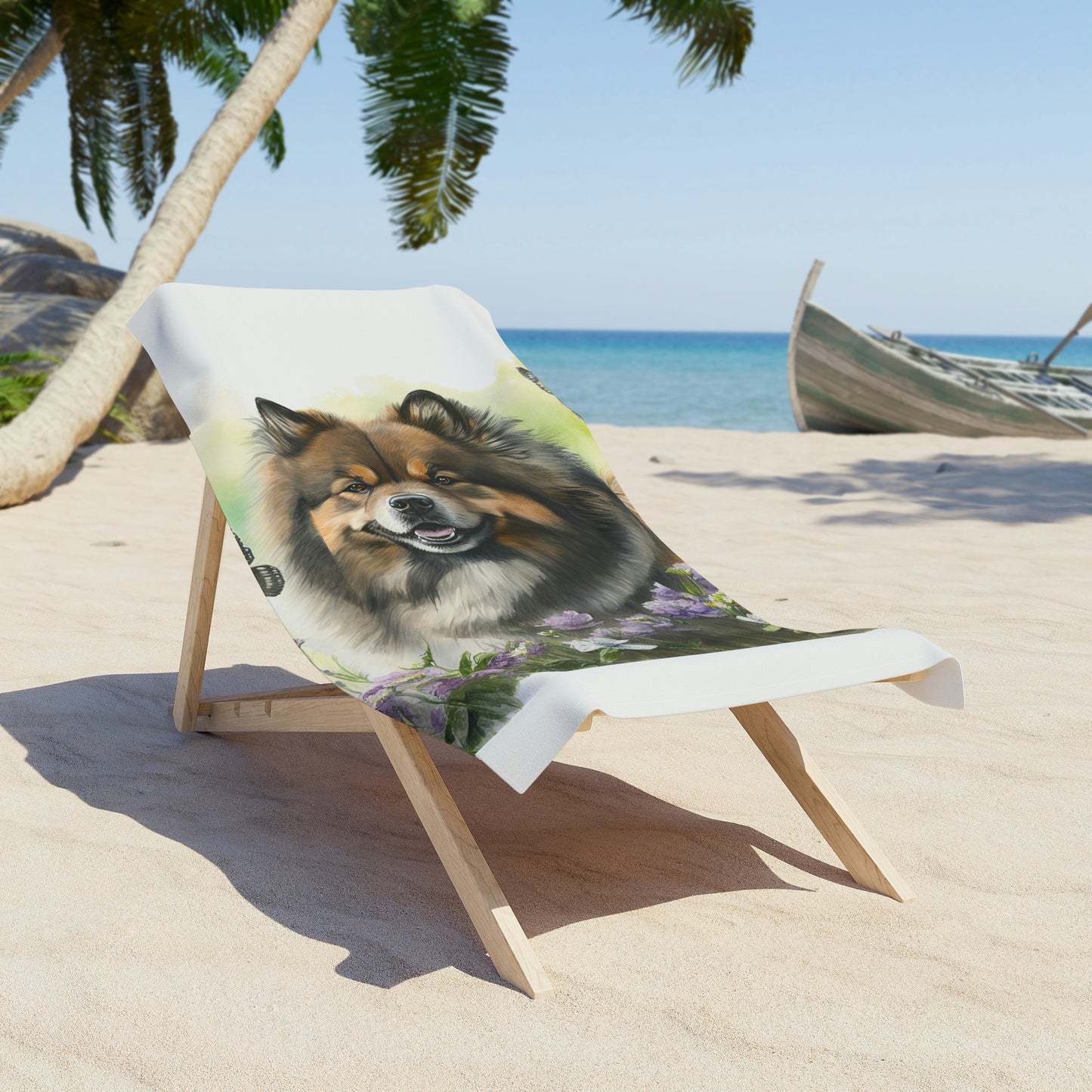 Finnish Lapphund - Spring #1 - Beach Towel